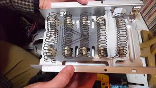 How To Remove & Replace a KENMORE Clothes Dryer Heating Element (Model 110.64742400)