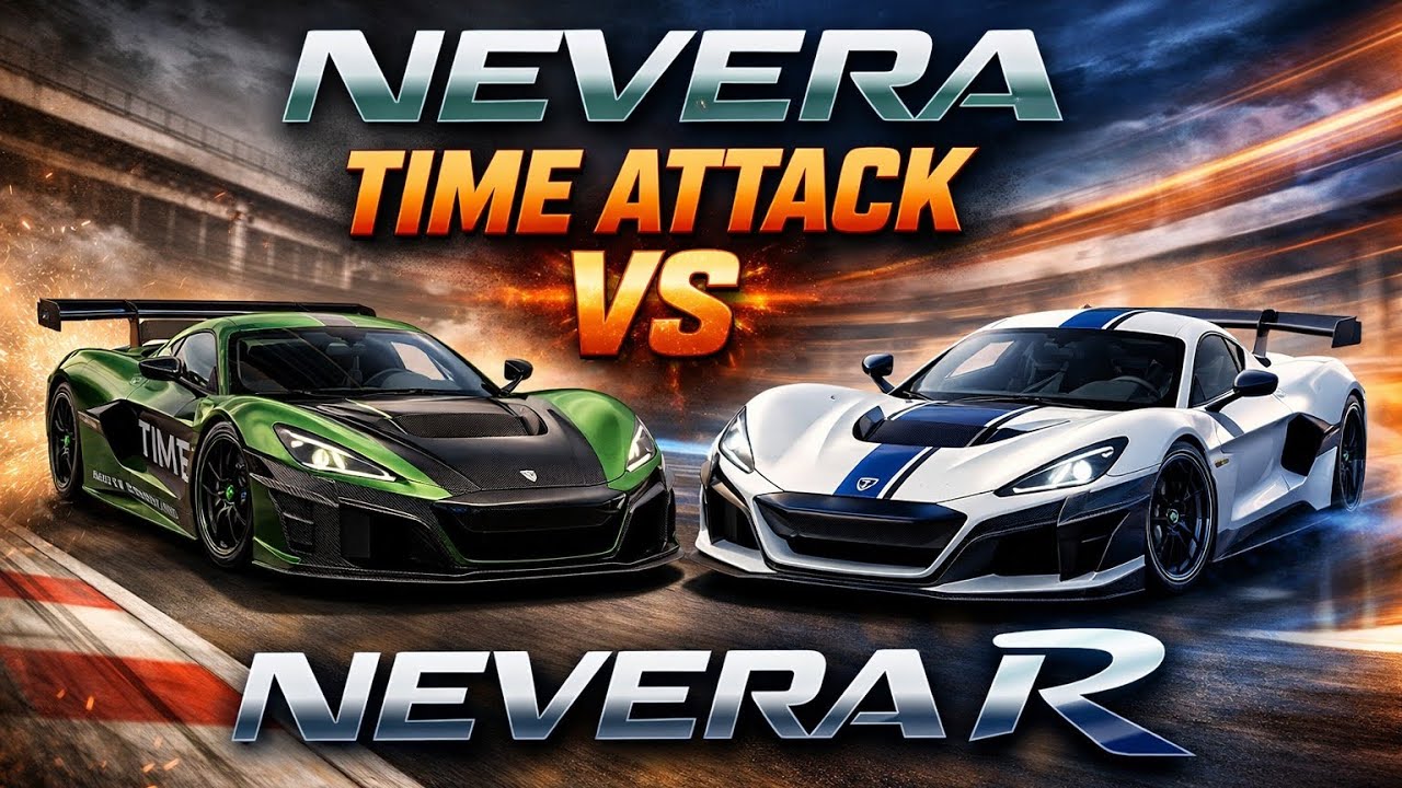 Rimac Nevera Time Attack против Римака Невера R 😎