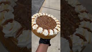 Pecan Pie Cheesecake #cheesecake #pecanpie #dessert