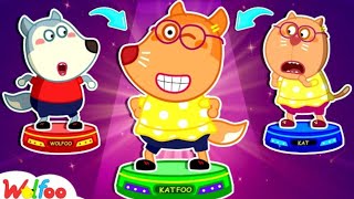 Qué Pasa Si Wolfoo Se Mezcla Con Kat? - Historias Divertidas Sobre Cuerpo Cambiar Wolfoo Latam
