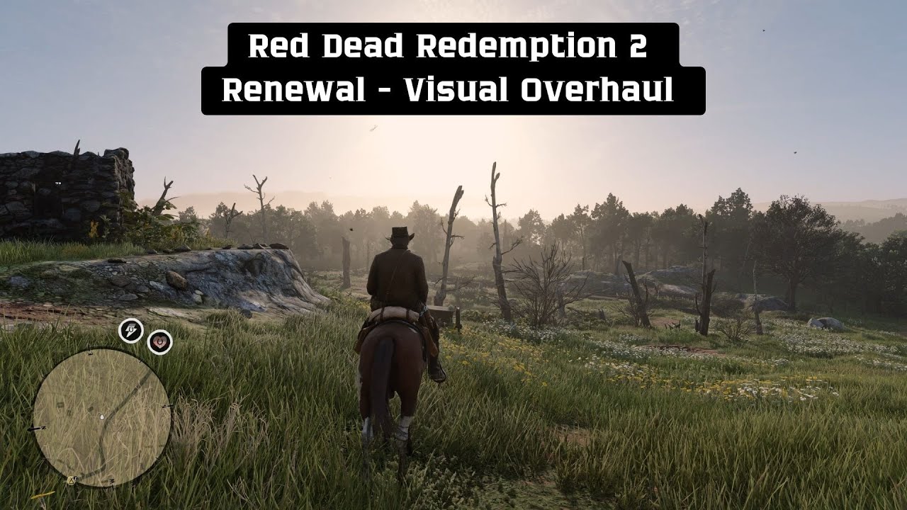 RDR2 Gameplay With Renewal - Visual Overhaul and AMBI Arthur Morgan Beta Inspired MODS!