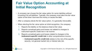 financing liabilities: fair value option