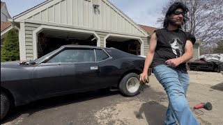 First Wash & Polish in YEARS 1973 AMC Javelin Amx old school Street Machine Part 3
