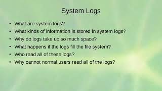 Linux Client Administration - Logs and Queues