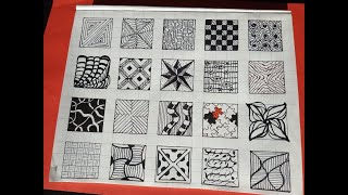 1001 Easy tangle patterns # 81