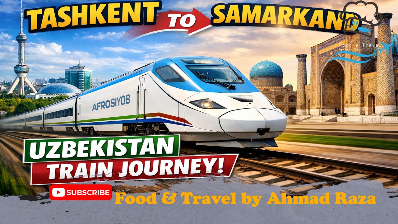 Путешествие на поезде по Узбекистану 🇺🇿 | Скоростной маршрут Ташкент — Самарканд