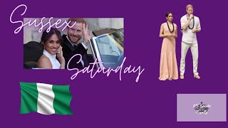 HARRY & MEGHAN ARE IN NIGERIA!! #PrinceHarryandMeghan #Nigeria2024  #ServiceisUniversal #SussexSquad