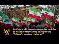 Activista afirma que mayorías de Irán se están enfrentando al régimen: “Gritan ‘mu3rte al dict4dor’”