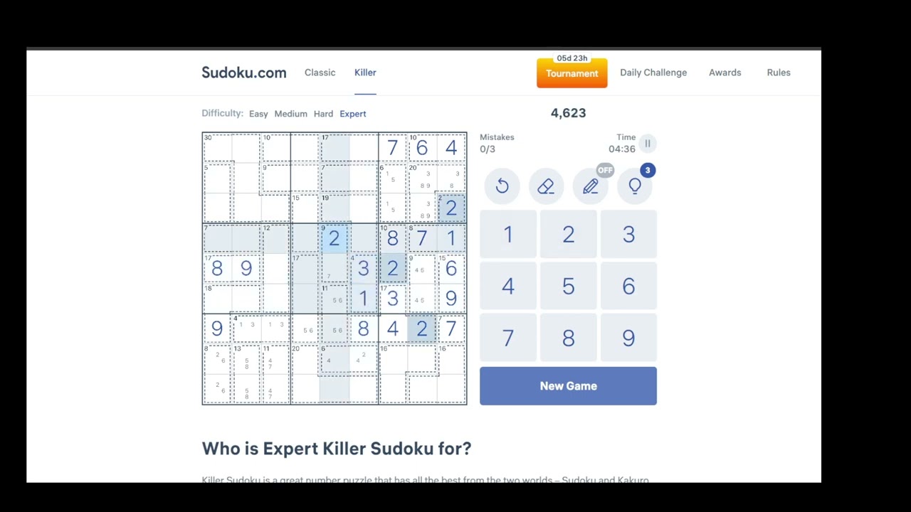 Killer-Sudoku Challenge game 983👉9️⃣minutes🚀