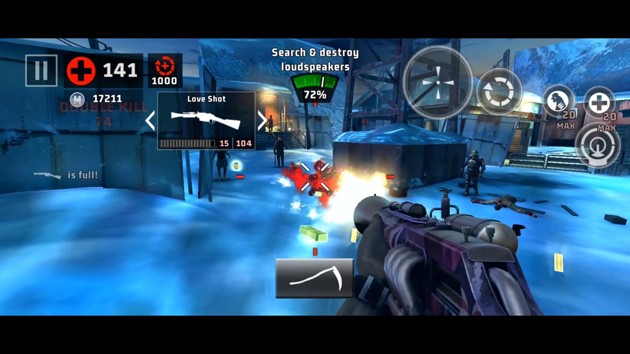 DEAD TRIGGER 2 LOVE SHOT VS BLUNDERBUSS COMPARISON GAMEPLAY UNCUT 15 MINUTES NO HIT RUN #dt2