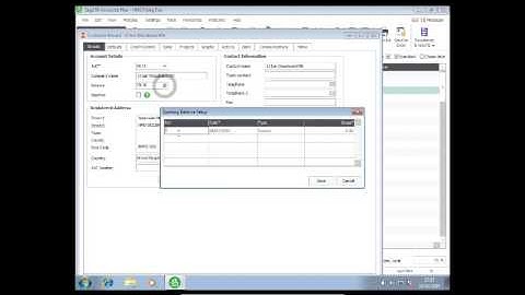 Creating an Opening Balance (Customer/Supplier)