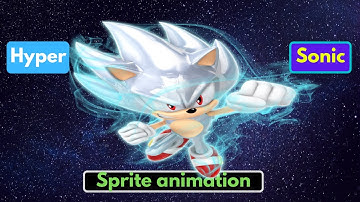 Hyper Sonic Transformation Sprite Animation