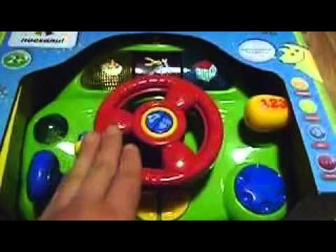 Обзор детская игрушка - Автотренажер детский РУЛЬ ТАЧКИ - YouTube
