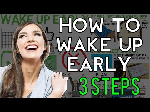 3 Simple Steps: HOW TO WAKE UP EARLY and NOT FEEL TIRED | How to Wake Up Early in the Morning