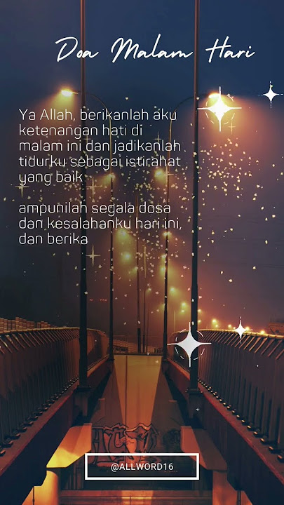 Doa malam hari #katakatabijak #katamutiara #doa #shorts