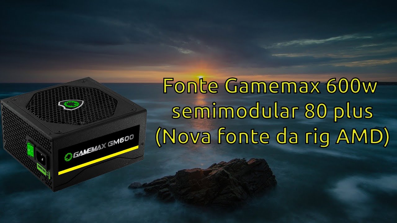 FONTE ATX 500W GAMEMAX GM500 80 PLUS BRONZE PFC ATIVO PRETA