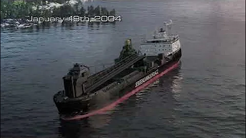 MV Rocknes - Sinking Animation