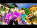 The witch fight  minecraft animation