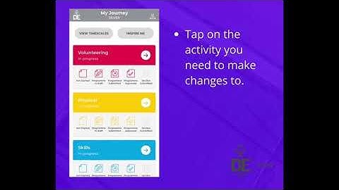 eDofE How To Videos: How to change your assessor details