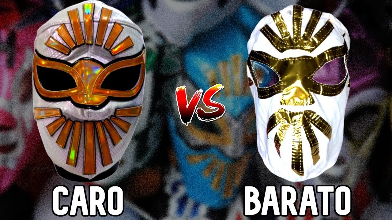 MÁSCARAS CARAS vs BARATAS de LUCHA LIBRE MEXICANA