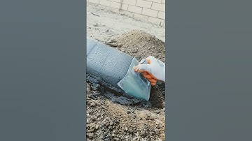 Roll out of ground,  satisfying asmr sounds. #satisfyingvideos #asmr #work #cement #calm #California