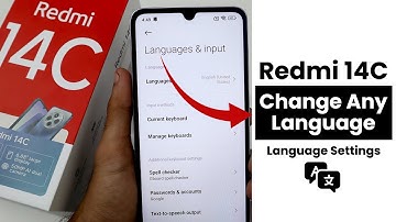 How to Change Any Language In Redmi 14C | Language Setting