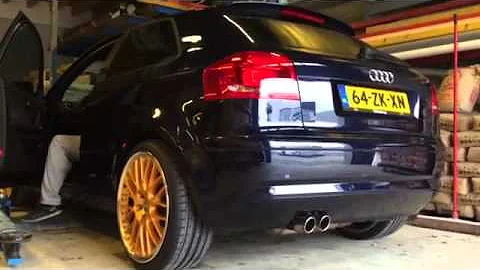 Audi a3 3.2 exhaust sound without mid silencer r32