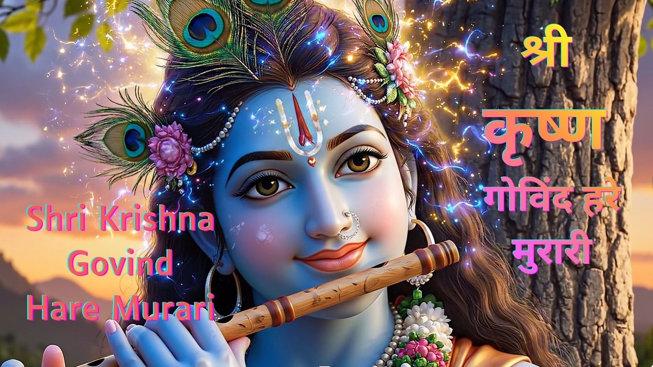 Shri Krishna Govind Hare Murari 🙏 | श्री कृष्ण गोविंद हरे मुरारी |Feel Divine Peace Instantly