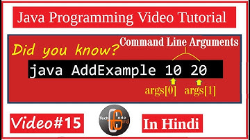 How to take input in Java using command line arguments | program to add two numbers in Java in Hindi