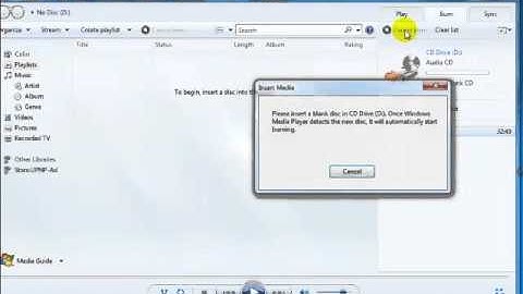 How To Burn a CD in Windows 7 Tutorial