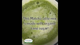 Organic Matcha Latte | The perfect iced (or hot) treat! @azurestandard