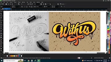 How to Create a Color Splash Text Effect - Coreldraw