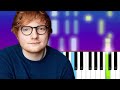 Ed Sheeran - Tides  (Piano Tutorial)