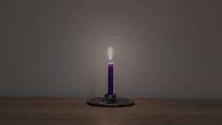 Purple Candle Meditation Music | Candle Flame Meditation for Manifestation, Magick, and Rituals