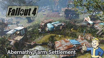 Fallout 4 - Abernathy Farm is Feeding the Commonwealth - Settlement Tour