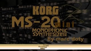 The Korg MS-20 Mini- Patch Examples Part 1