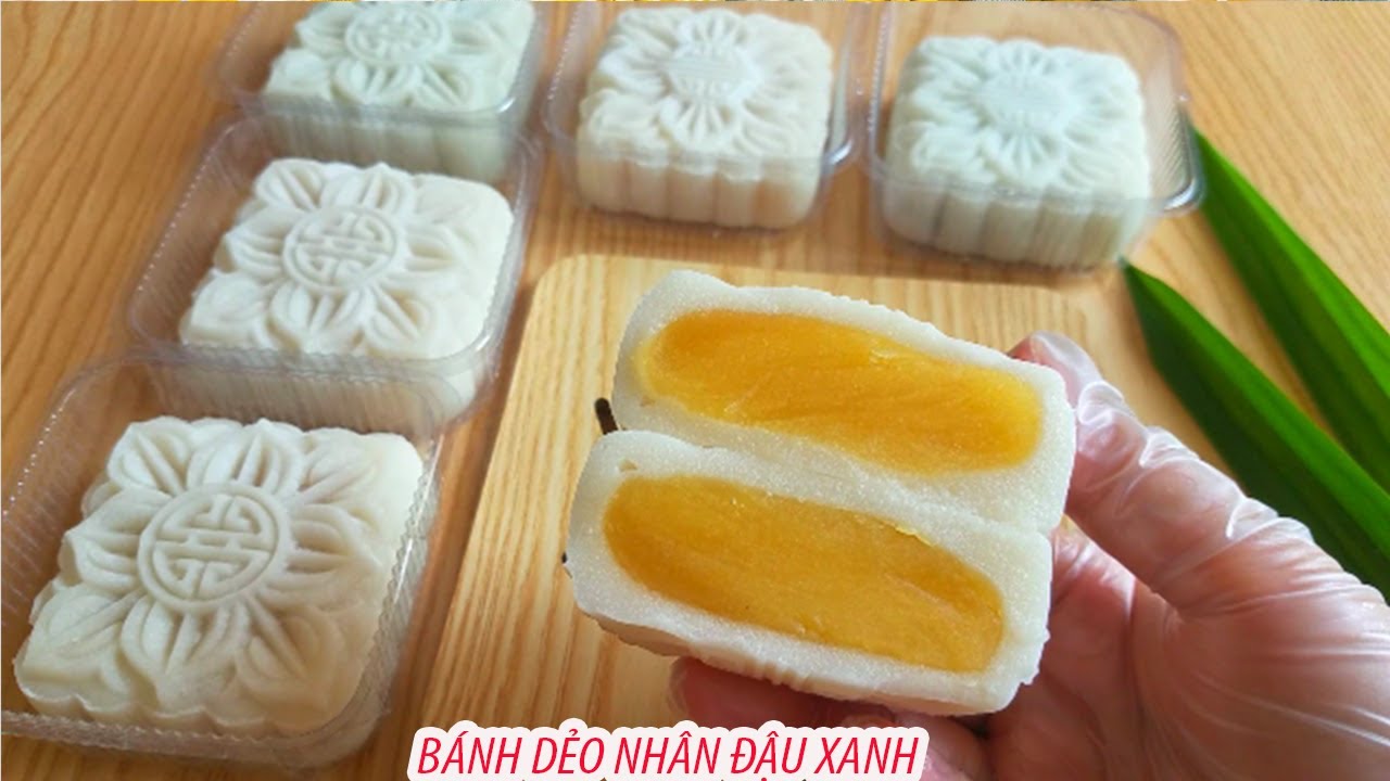 Cách Làm Bánh  Trung Thu Truyền Thống - Bánh Dẻo Nhân Đậu Xanh Chi Tiết Dễ Làm