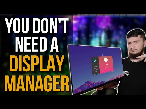 Eliminate Your Display Manager With Startx