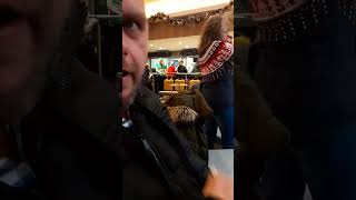 Top Taster Shaun Morris having fun at the Creative Support Christmas Doo