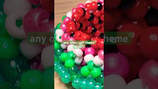 making a watermelon kandi cuff !!! 🍉 #fyp #fypシ゚viral #watermelon #kandi #scene #kandikid