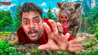 I Got Attacked by a Wild Boar 🐗!! Stranded Deep (Part 4)