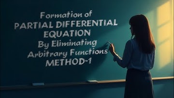 Formation of Partial Differential Equation by Eliminating Arbitrary Functions