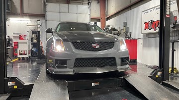 Choppy CTSV idle clip! BTR stage 1 pds blower camshaft in a Cadillac V. Speed engineering longtubes