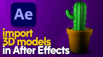 NEW! Import 3D Models Directly into After Effects – Full Guide!