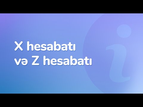 Video: Z-hesabatı Itirildikdə Nə Etməli