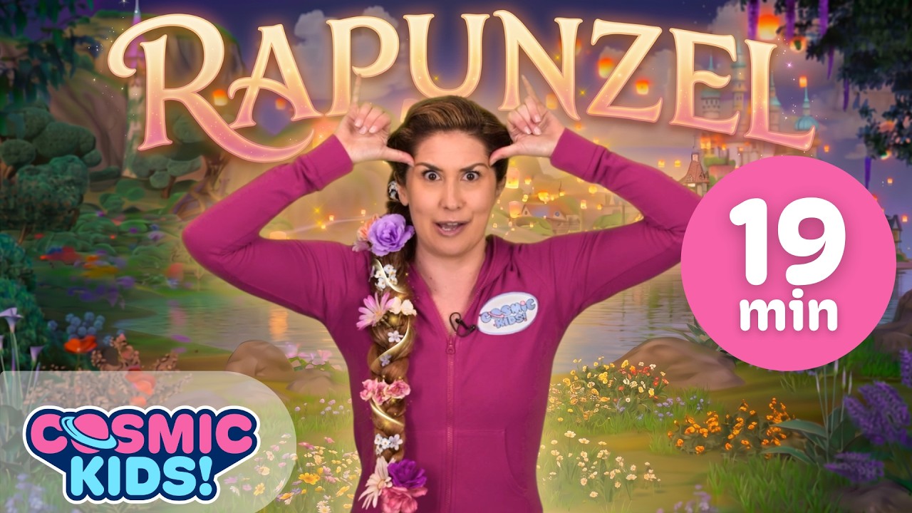 Rapunzel Yoga Adventure for Kids | Princess Fairy Tale Yoga | Cosmic Kids
