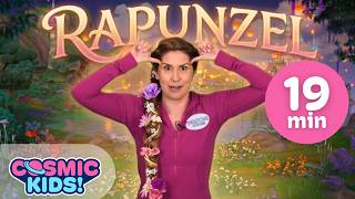 rapunzel yoga adventure kids princess fairy tale yoga cosmic