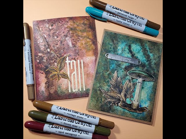 Introducing the new Tim Holtz Distress® Crayons Sets #4 + #5