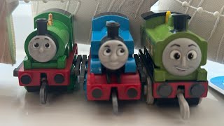 80Th Anniversary Thomas And Percy And Aeg Duck Push Along Unboxing And Review Thomas And Friends