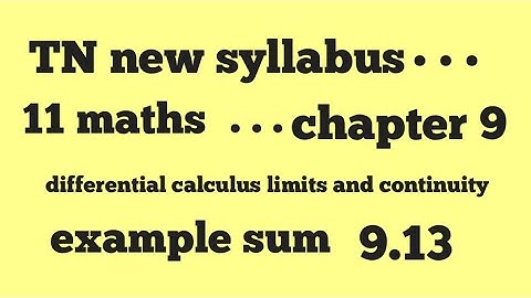 11 maths chapter 9 example 9.13